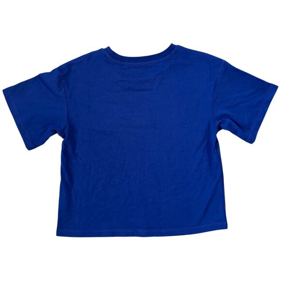 Wilson Logo Embroidered Short-Sleeve Tee | Classic Navy | Size L (Girls) | NWT - Picture 2 of 6